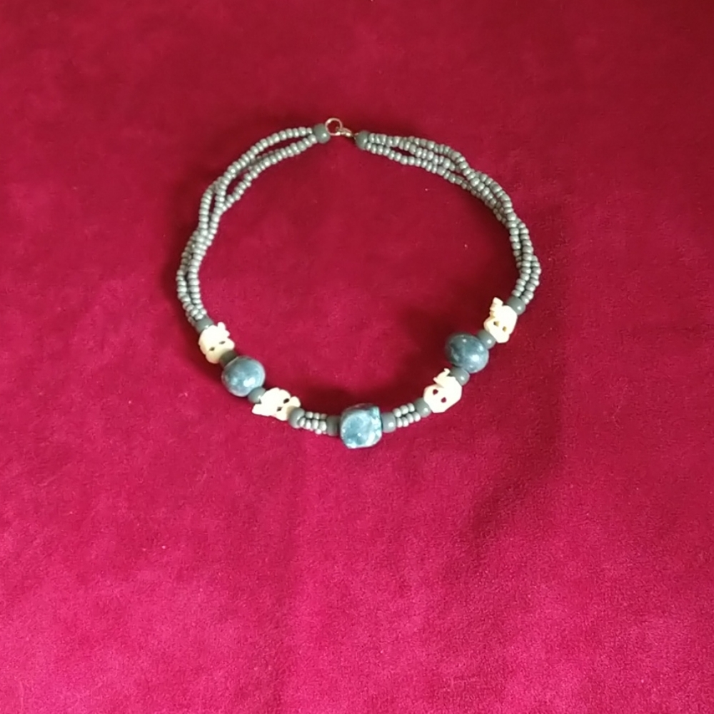 Beaded choker